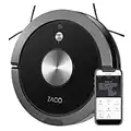 ZACO - robot aspirateur laveur A9sPro, WiFi, connecté Alexa, Google et appli - robot autonome intelligent 3 en 1, navigation cartographie, caméra - nettoyeur lavant pour sols durs, tapis, poil animaux