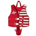 OldPAPA Kinder Schwimmjacke, Schwimmende Badeanzug für Baby Kleinkind Kinder Schwimmanfänger Schwimmbad Strand Sommer Wassersport(Rot S)