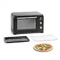 Moulinex Optimo 33L Four Electrique Chaleur tournante Noir 6 Modes de Cuisson pain pizza tartes gateaux patisseries Grille et Leche frites inclus OX464810