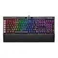 Corsair K95 RGB Platinum XT Mechanical Wired Gaming Keyboard, Backlit RGB LED, Cherry MX RGB Blue, Black