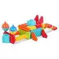 Bristle Blocks by Battat – The Official Bristle Blocks – 80Piece Big Value In A Storage Bin – STEM Toys 3D Sensory Toy Blocks for Kids – Bpa Free – Building Toys for Creativity & Dexterity – 2 Years