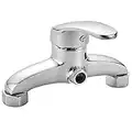 Gricol Rubinetto Doccia Miscelatore 1/2" Miscelatore Monocomando per Doccia in Ottone Rubinetto Miscelatore Bagno Per Bagno Doccia Vasca Cromo Argento