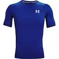 Under Armour Ua Hg Armour Comp Ss T-shirt à manches courtes, T-shirt de compression pour homme Homme (lot de 1), bleu, XL