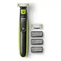 Philips OneBlade para la Cara, Recorta, Perfila y Afeita, 2 Cuchillas Originales, 3 Peines (QP2520/30)