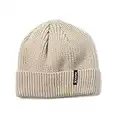 Hurley M MAX Cuff 2.0 Beanie Gorro para Clima frío, Oatmeal, Talla única para Hombre