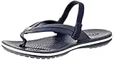 Crocs Mixte enfant Crocband Strap Flip, Navy, 24-25