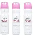 Évian ® 50 ml d'eau naturelle minerale brumisateur facial lot de 3 spray action windfächer sommeraktion 2014