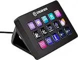 Elgato Stream Deck MK.2 – Studio Controller, 15 macro keys, trigger actions in apps and software like OBS, Twitch, ​YouTube and more, works with Mac and PC