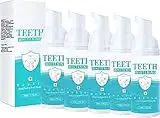 Teethaid Mouthwash, Teeth Aid Mouthwash, Teeth Whitening Foam Toothpaste, Natural Peppermint Teeth Whitening Toothpaste Foam, Ultra-fine Mousse Foam Deeply Cleaning Gums Refreshing Breath (5PCS)