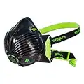 Stealth Respirator Mask with Filters, Half Mask Respirator & Dust Mask. Fume, Sanding, Welding & Woodworking Respirator - M/L