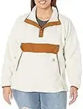 Carhartt Jersey de Forro Polar de Ajuste Relajado Abrigo de utilidades de Trabajo, Malt, XL para Mujer