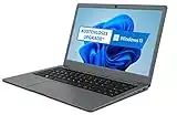 ODYS mybook PRO14 SE 14,1" Full-HD IPS Notebook (Intel N4120 4x2,6GHz, 4GB RAM, 64GB eMMC (erweiterbar max 1TB SSD), Mini HDMI, USB3.0, Micro SD, WLAN, Bluetooth 4.0) Win 10 (Win 11 Upgrade kostenlos)