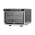 Ninja Foodi Forno multifunzione 10 in 1, fornetto portatile adatto a tutte le superfici, per arrostire, grigliare, cuocere, ecc., argento/nero, DT200EU