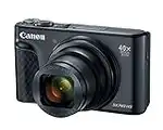 Canon PowerShot SX740 Digital Camera w/40x Optical Zoom & 3 Inch Tilt LCD - 4K VIdeo, Wi-Fi, NFC, Bluetooth Enabled (Black) (Renewed)