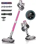 BuTure Cordless Vacuum Cleaners, 400W/33KPA Powerful Stick Vacuum with Touch Screen, 55min Runtime Battery, Handheld Lightweight Vacuum for Hardwood Floors, Carpets, Pet Hair