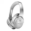 Bose QuietComfort 35 II Noise Cancelling Bluetooth Headphonesâ€” Wireless, Over Ear Headphones with Built in Microphone and Alexa Voice Control, Silver