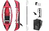 Cressi Namaka Ikayak Set 8'2'' - Kayak Gonfiabile Posto Singolo, Colore Rosso