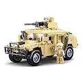 Octopbrik Military Vehicle Building Toy for Age 6 7 8 9 10 11 12+, Battle Brick, Compatible with Major Brand, Army Series Building Block with 2 Soldiers Figures (265 Pieces)