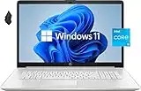 HP 2022 Pavilion 17 Laptop, 17.3" HD+ Anti-Glare Display, 11th Gen Intel Core i3-1115G4, 16GB RAM, 256 GB PCIe SSD, Wireless-AC, Webcam, Long Battery Life, Windows 11, Silver (Latest Model)