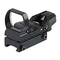 Feyachi Reflex Sight - Adjustable Reticle (4 Styles) Both Red and Green in one Sight!