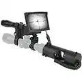 JASHKE DIY Digital Night Vision Scope for Rifle Hunting with HD Camera and 5-inch Portable Display Screen