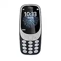 Nokia 3310 - Cellulare, Dual Sim, 16 MB di RAM, 16 MB Spazio di archiviazione interno, Blu (Dark Blue)