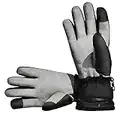 Aroma Season Electric Heated Gloves Battery Rechargeable Winter Gloves for Raynauds, Arthritis Waterptoof Touchscreen