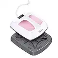 PowerPress 10x12 Inch Heat Press Machine for T-Shirts, Portable Iron Press Easy for Shoes, Hats, Bags, HTV Vinyl Projects (Pink)