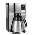 Mr. Coffee 10 Cup Thermal Programmable Coffeemaker, Stainless Steel