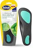 Scholl In-Balance Arco Plantare, Plantare Sollievo Dolore, Solette Ortopediche Piede Piatto, Plantari con Gel Ammortizzante a Doppio Strato con Supporto Flessibile, Taglia M (40-42), 1 Paio