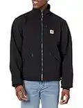 Carhartt Men's Super Dux Relaxed Fit Sherpa-Lined Bonded Detroit Jacket, Black, M