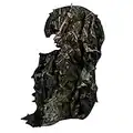 DIYARTS Ghillie Hood, 3d Camouflage Leafy Full Face Mask, Windproof Breathable Tactical Headwear for Camo Hunter Hunting Shooting Animal Photography Accessories