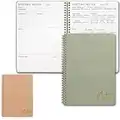 Simplified Meeting Notebook For Work - Easily Take Notes And Keep Agendas on Track - The Perfect Office Planner Supplies for Women & Men to Professionally Manage Business Projects