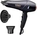 Hair Dryer, CONFU 2300W Professional Ionic Powerful Salon Hairdryer AC Motor Fast Dry Blow Dryer with Diffuser &Concentrator, 2 Speed 3 Heat Settings Cool Shot LED Indicator Long Cable