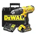 DEWALT 18V CORDLESS LITHIUM LXT COMBI DRILL,DRILL DRIVER WITH HAMMER ACTION FACILITY COMPLETE WITH LITHIUM BATTERY,FAST CHARGER,HEAVY DUTY CARRYING CASE