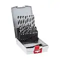 Bosch Professional Set de 19 brocas helicoidales HSS PointTeQ, para metal, ProBox, accesorio de taladro