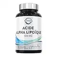 Acide alpha lipoïque (AAL) 500 mg | 180 gélules haute concentration adaptées aux végétaliens | Contribue à réduire les inflammations ainsi qu’à maintenir un taux de glycémie stable - par Nutriota