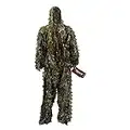 Zicac 3D Ghillie Tarnanzug Dschungel Ghillie Suit Woodland Camouflage Anzug Kleidung Für Jagd Verdeckt Festschmuck