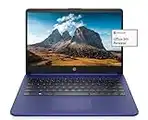 HP Newest 14" HD Laptop Light-Weight, AMD Dual Core 3000 Series(Up to 2.6GHz), 8GB RAM, 128GB SSD + 64GB eMMC, 1 Year Office 365, WiFi, Bluetooth 5, USB Type-A&C, HDMI, Webcam w/GM Accessories