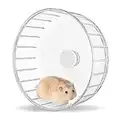 BUCATSTATE Ruota Criceto, 14cm Super Silenziosa Ruota da Corsa Trasparente per Criceti Piccoli Animali Domestici Criceto Gerbil