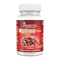 BIOMENTA Cranberry 1000 – 60 Vegane Kapseln - 1000 mg Cranberry Extrakt + 500 mg Vitamin C/Tag