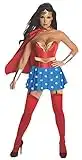 Rubie's womens Dc Comics Wonder Woman Corset Adult Size Costume, Red, Small US