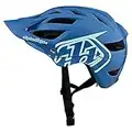 Troy Lee Designs A1 Half Face Mountain Bike Helmet -Ventilated Lightweight EPS Enduro BMX Gravel MTB Bicycle Cycling Accessories - Adult Men & Women - Drone Light Slate Blue, X-Large/2X-Large