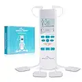 Easy@Home EHE009 TENS Handheld Electronic Pulse Massager Unit, Health Canada, OTC for Home Use, Pain Relief therapy Device - a portable Muscle Stimulator for Electrotherapy Pain Management | Pain Relief on the Shoulder, Waist, Joint, Back, Arm,Leg …