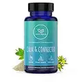 Calm & Connected -Stress Support & Ayurvedic Nootropic for Natural Calm, Focus, Clarity and Energy, Cortisol Manager with Ginkgo Biloba, Ashwagandha, Rhodiola, Lemon Balm -60 Capsules (1)