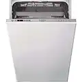 Hotpoint HSIC 3M19 C lave-vaisselle Entièrement intégré 10 places A+ - Lave-vaisselles (Entièrement intégré, Compact (45 cm), Argent, Boutons, 1,3 m, 1,55 m)