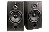 MORDAUNT-SHORT M20, Compact Bookshelf Speakers (Pair) - Black