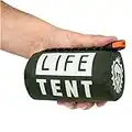 Go Time Gear Life Tent Emergency Survival Shelter – 2 Person Emergency Tent – Use As Survival Tent, Emergency Shelter, Tube Tent, Survival Tarp - Includes Survival Whistle & Paracord