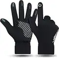 BONFAD Winter Gloves Men Women Touch Screen Running Gloves Cold Weather Warm Gloves for Running Driving Cycling Working Hiking