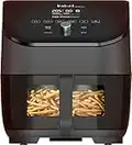 Instant Vortex Plus with ClearCook - 5.7L Digital Health Air Fryer, Black, 6-in-1 Smart Programmes - Air Fry, Bake, Roast, Grill, Dehydrate, Reheat, Large Capacity -1700W